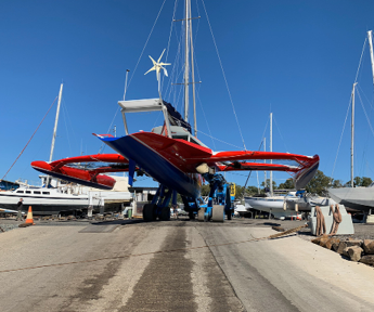 Slipway​ at Redland City Marina in action