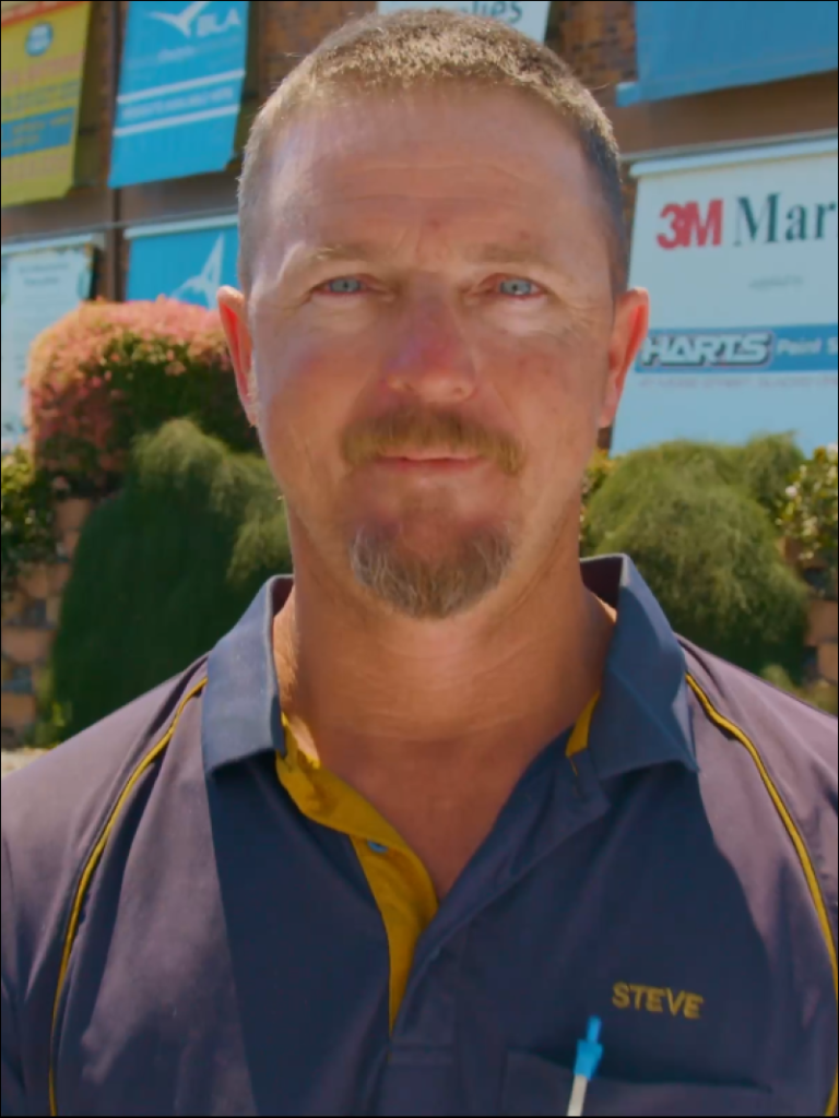 Steve Blain outside the Chandlery